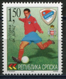 BOSNIA SERBIA(023) - Football club Borac- Sport - MNH Set - 2001