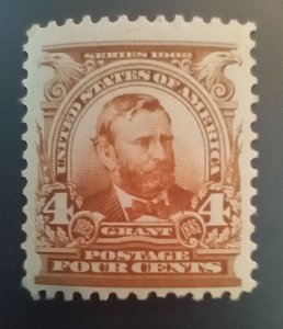 *REDUCED* Sc# 303 MNH-OG 1902 4c Grant CV $130