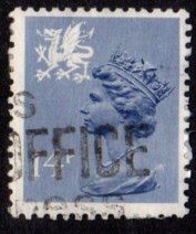 Wales - #WMMH23 Machin Queen Elizabeth II - Used