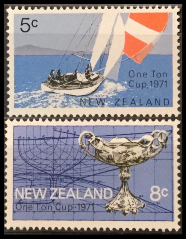 1971 New Zealand 552-553 Regatta