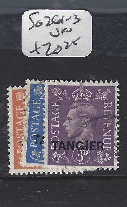 MOROCCO  (PP1208B)  KGVI  TANGIER  SG261-3   VFU