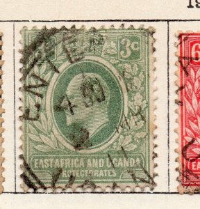 East Africa & Uganda 1907 Early Issue Fine Used 3c. NW-253313