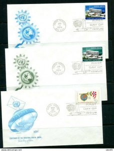 UN 1974 Accumulation 19 First day of issue Covers 11908