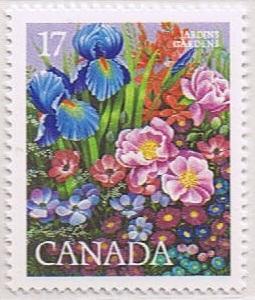 Canada Mint VF-NH #855 Flower Garden