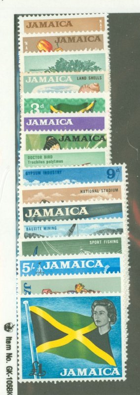 Jamaica #217-232  Single (Complete Set)