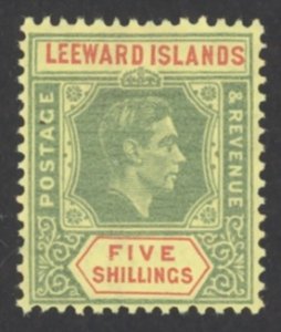 Leeward Islands Sc# 113 MH 1938-1951 King George VI