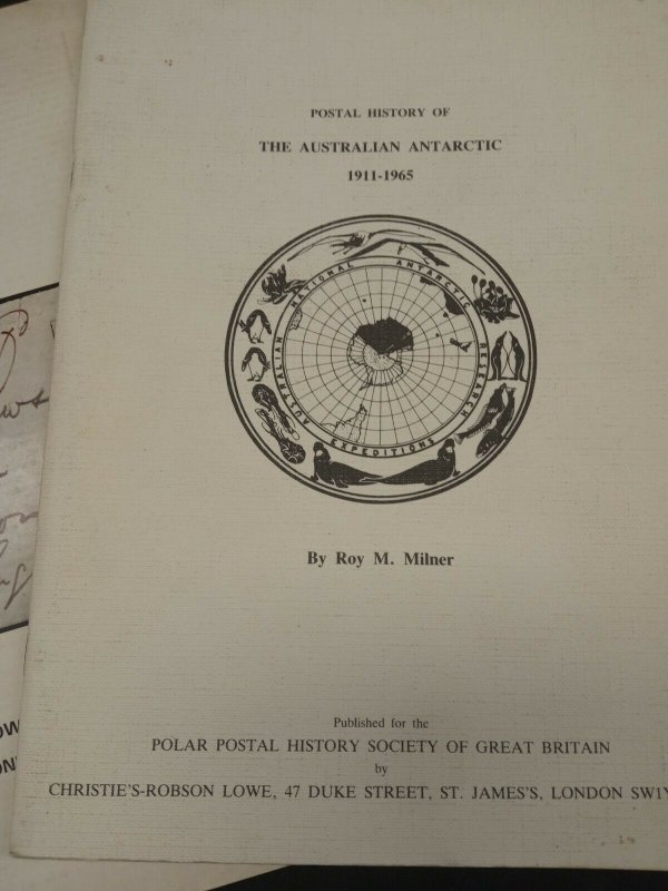 Postal history of the Australian antarctic + polar postal history lowe auction 