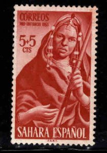 Spanish Sahara Scott B25 MH* Musician stamp