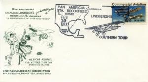 1977 Lindbergh Southern Tour Mexico Air Club Brookfield IL