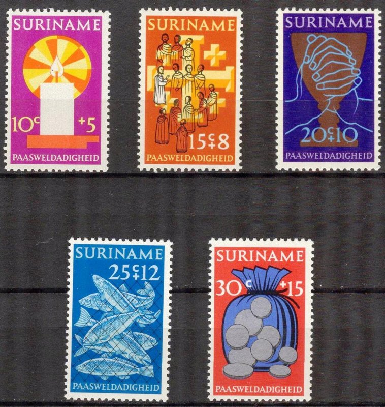 Suriname 1972 Easter set of 5 MNH