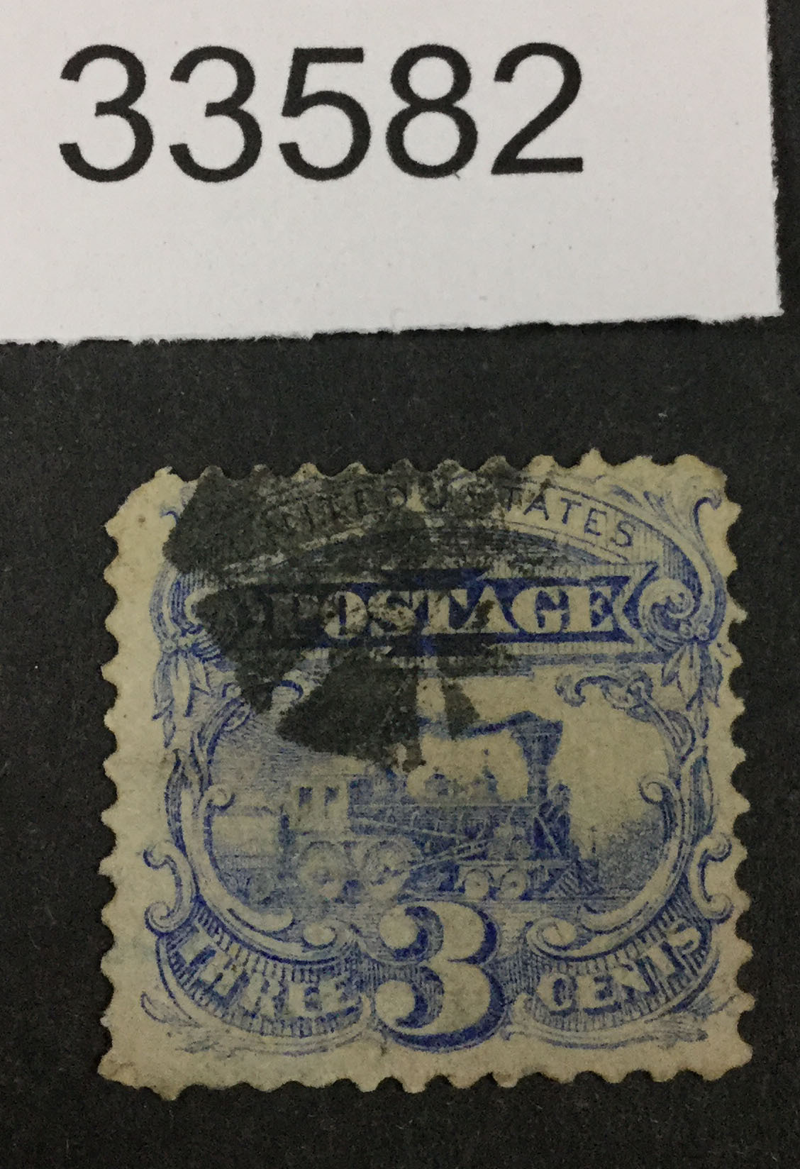 US Stamps 125 Used NO Grill LOT 33582 United States, General Issue