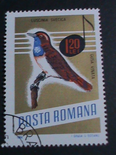 ​ROMANIA STAMP- WORLD LOVELY BEAUTIFUL SONG BIRDS-CTO STAMPS SET VERY FINE