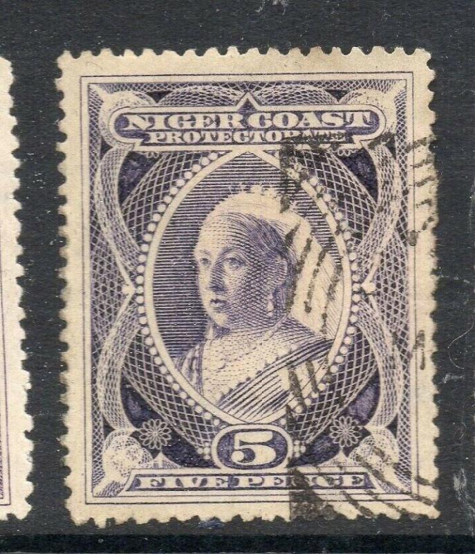 Niger Coast 1894-97 Early Issue Fine Used 5d. 303818