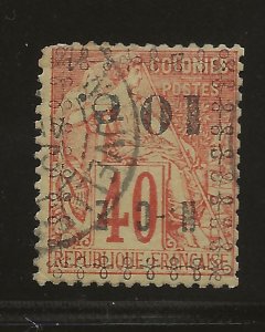 New Caledonia 1891 13a Yv 13a Used F/VF SCV $26.00 (jr)