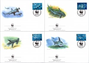 Montserrat, Worldwide First Day Cover, World Life Fund, Marine Life