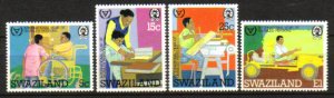 Swaziland - 1981 International Year of Disabled Persons Set MNH** SG 389-392