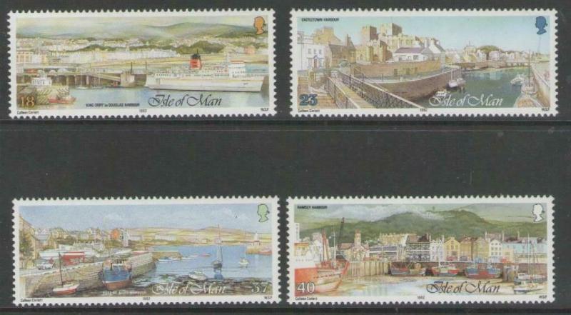 ISLE OF MAN SG527/30 1992 MANX HARBOURS MNH 