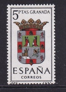 Spain   #1064  MNH  1963  Provincial Arms  5p  Granada