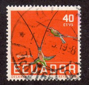 Ecuador 637 - Used - Hummingbirds