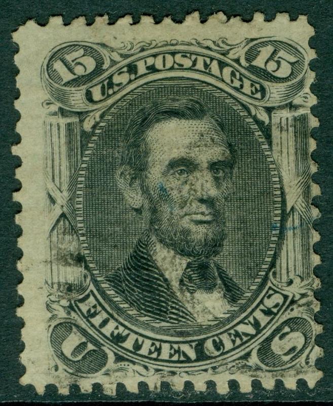 USA : 1868. Scott #91 Very Fine, Used with light cancel. PSAG Cert. Catalog $700