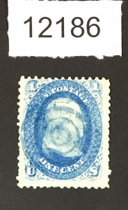 MOMEN: US STAMPS # 63 BLUE CANCEL USED LOT #12186