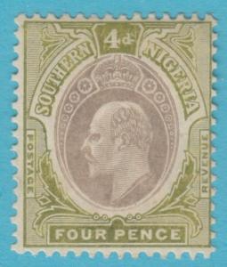 SOUTHERN NIGERIA 25a  MINT HINGED OG * CHALKY PAPER NO FAULTS EXTRA FINE! - SKA