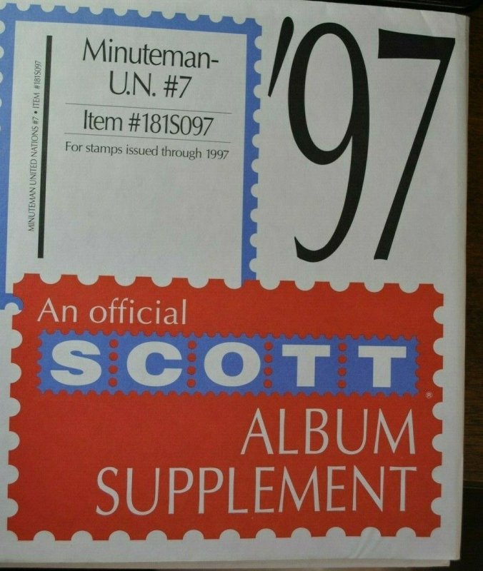 Scott U.N.1997 #7 Minuteman supplement, new unused