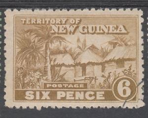 NEW GUINEA 1925 HUT 6D USED /CTO