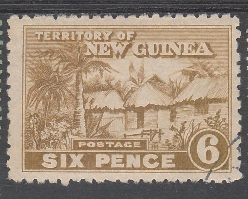 NEW GUINEA 1925 HUT 6D USED /CTO