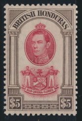 British Honduras  SG 161 SC # 126  Used / FU   please see scans