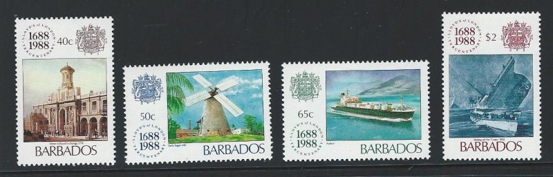 Barbados   mnh   s.c.# 731-734