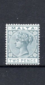 Malta 1885-90 2d Queen Victoria SG 23 MVLH