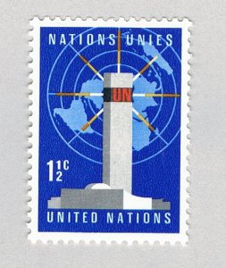 UN NY 166 MNH UN on Tower 1967 (BP84803)