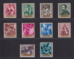 Spain  #1556-1565  MNH  1969  Stamp day  Cano paintings