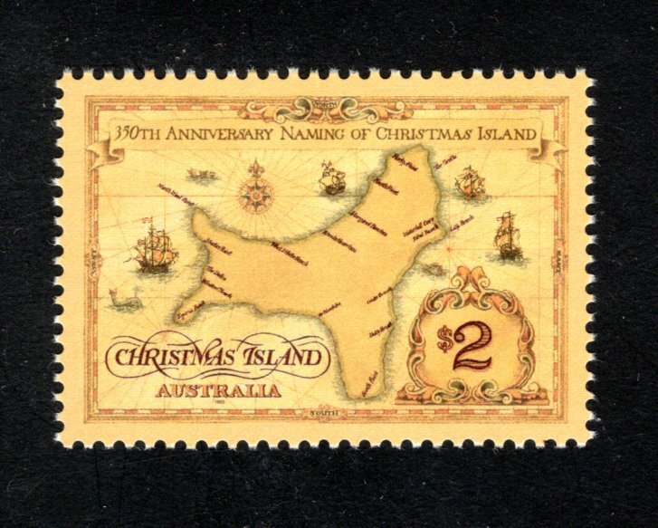 Christmas Island 357,  VF, MNH, Post Office Fresh, CV $3.75 ...... 1370072/3/4/5