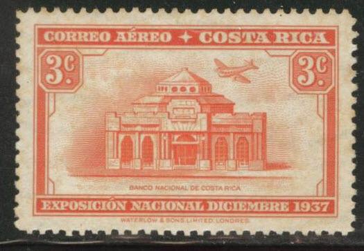 Costa Rica Scott C36 MH* 1938 airmails