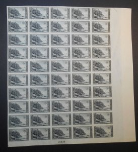 1935 National Parks 7c Sc 762 FARLEY sheet of 50, no gum as issued NGAI (KJ