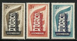 Luxembourg # 318-20, Mint Never Hinged. CV $ 155.00