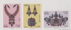 ALGERIA MNH Scott # 652-654 Ancient Jewelry (3 Stamps)