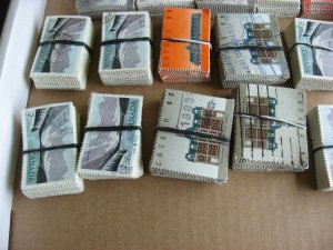 Canada used stock of 2,400 $2 stamps in bundles, nice group, check them out! 