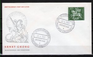 Germany, Scott cat. 823. St George-Scouting issue. First day cover. ^