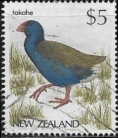 1985  New Zealand  Takahe   SC# 835  Uaed