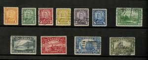 ?#149 - 159 $1.00 PARLIAMENT set F-VF Cat $148+, lightly cancelled used Canada