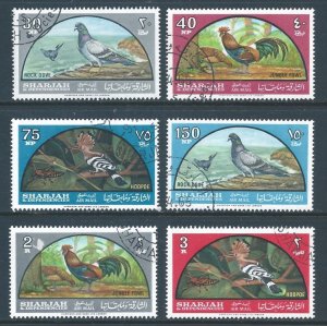 Sharjah #C28-33 Used Birds