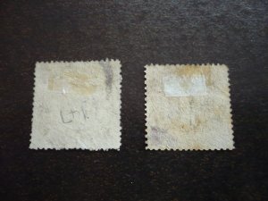 Stamps - New South Wales - Scott# 40,42 - Used Part Set of 2 Stamps