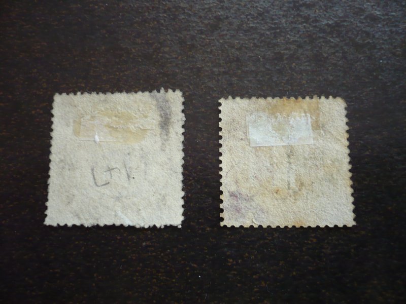 Stamps - New South Wales - Scott# 40,42 - Used Part Set of 2 Stamps