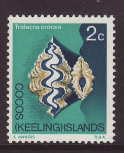 1969 Cocos Is 2c Mint