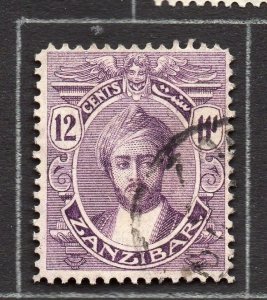 Zanzibar 1914 Sultan Early Issue Fine Used 12c. 242216