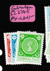 Gibraltar SC 273-5 MNH (5gec) 