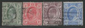 Transvaal Scott # 281 - 284, used